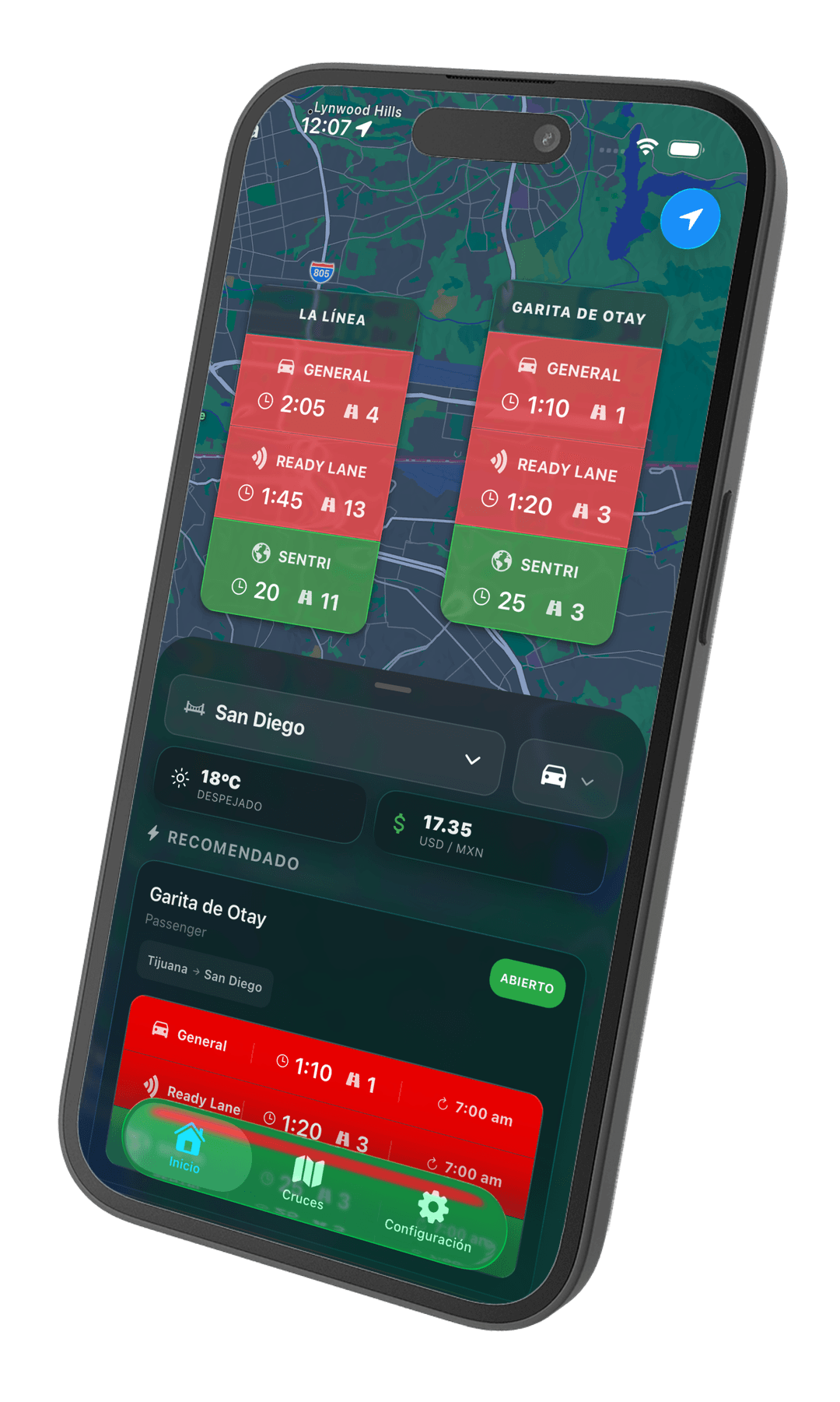 Cruces App Home