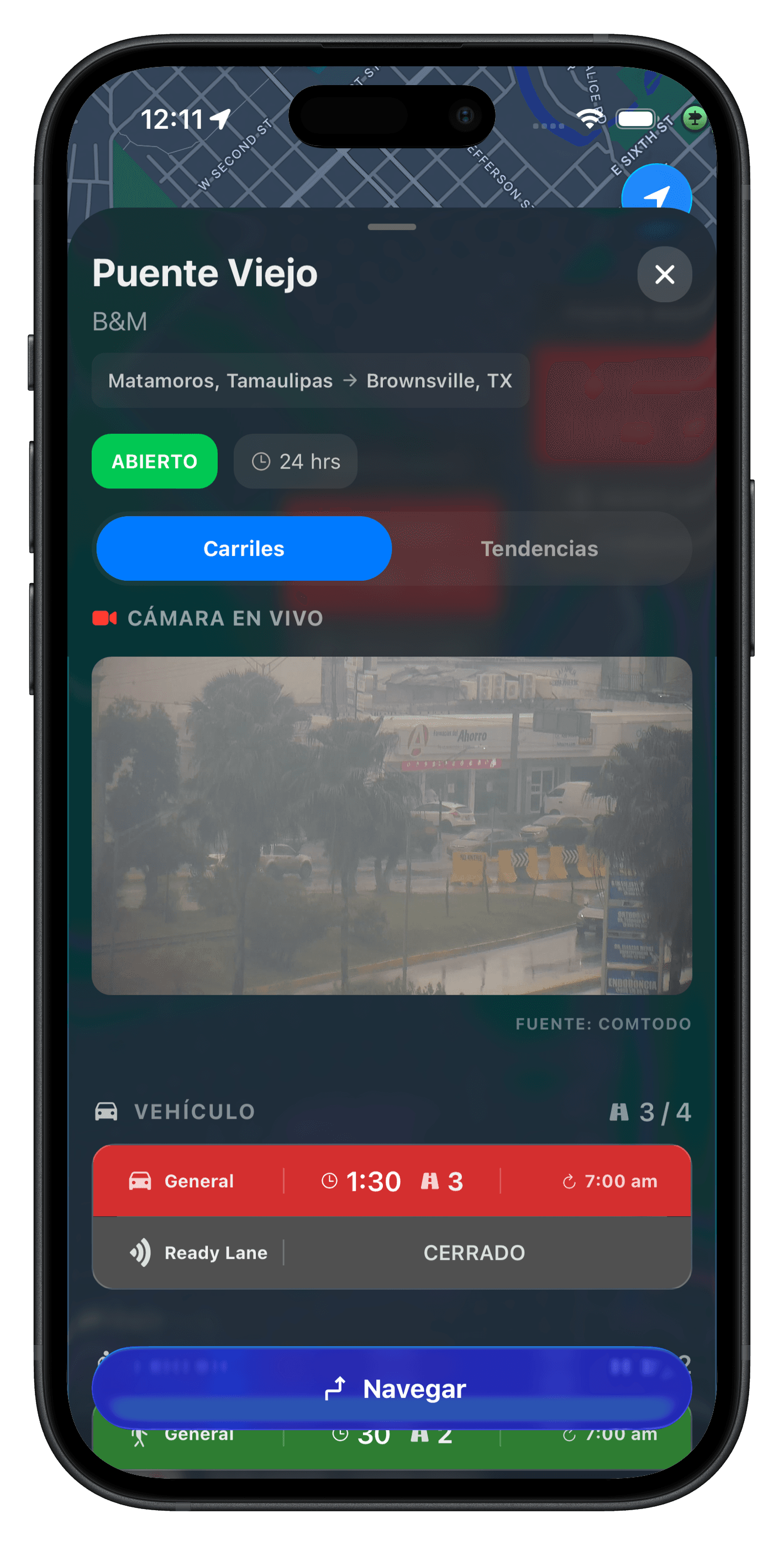Mira el cruce en vivo
